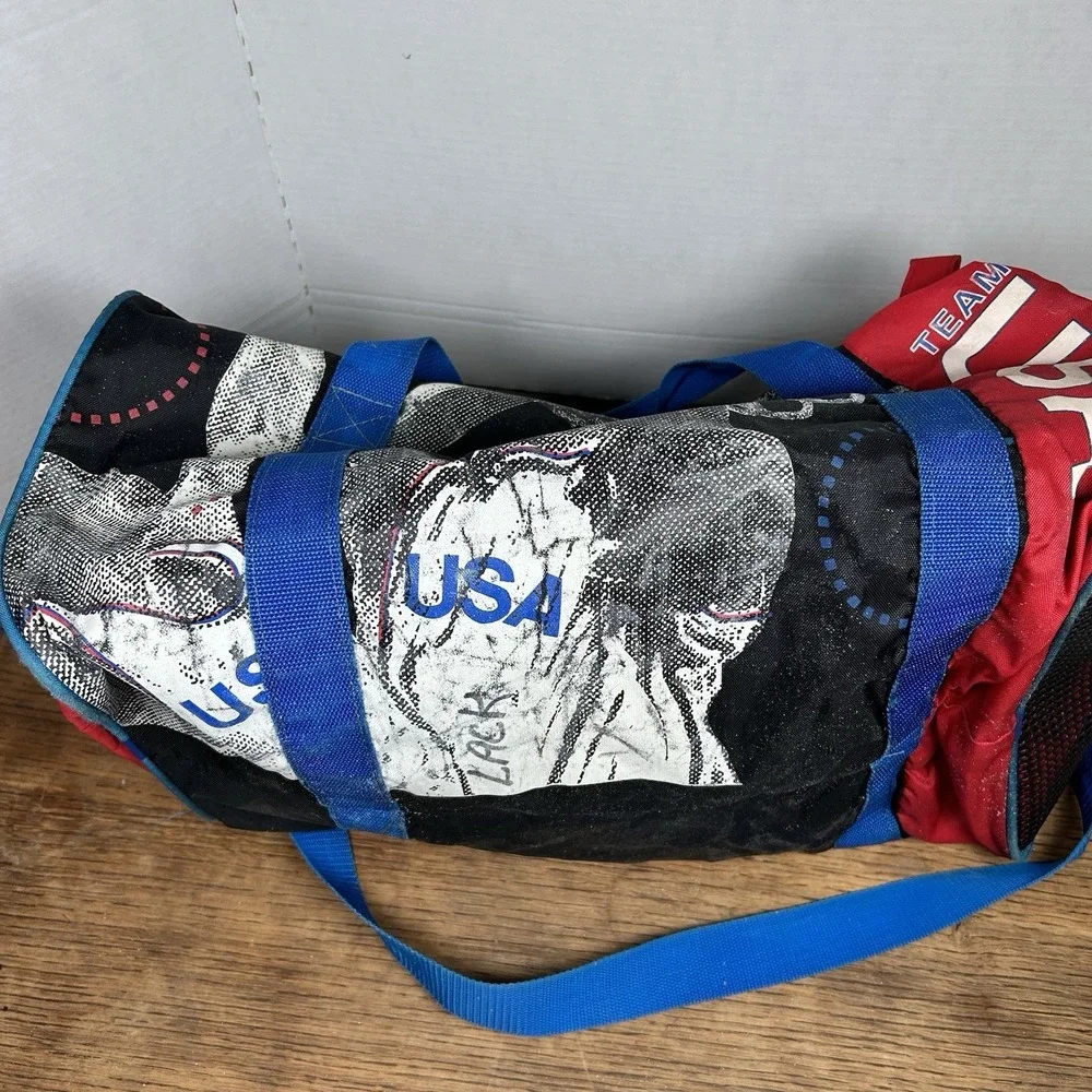 Vintage USA Olympics Michael Jordan Basketball Duffle Bag 90s‎ READ